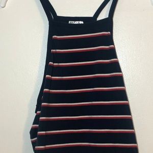 ‘DIVIDED’ H&M navy blue stripped tank